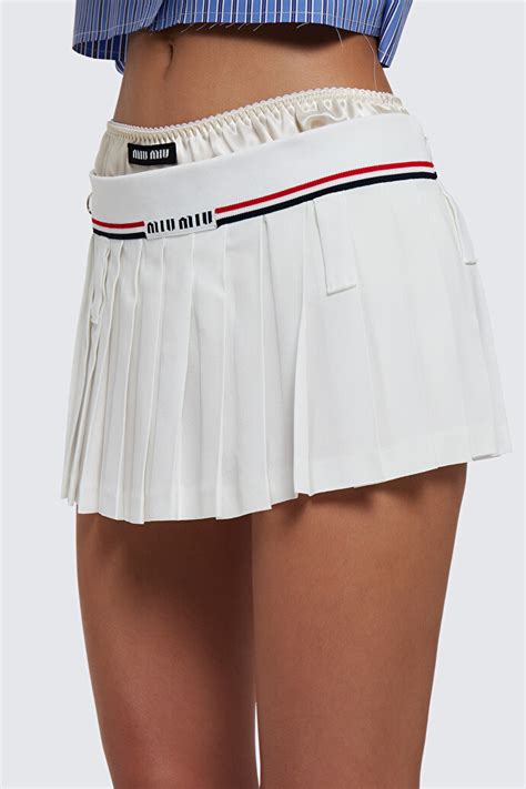 sss22 miu mini skirt